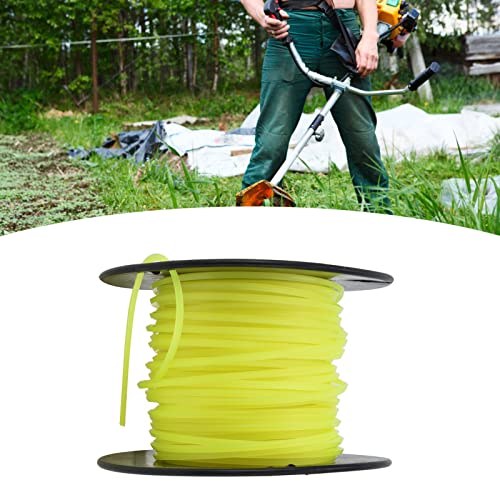 BAFOVY 3mm String Trimmer Line, Gras Trimmer Line Lawn Mower Line mit Hoher Kompatibilität für Unkrautfresserhandwerker (50 m / 164 Fuß) von BAFOVY