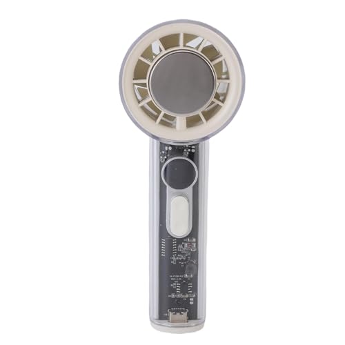 BAFOVY 4000 -mAh -Batterie, Leistungsstarker Luftstrom, Faltbare Tragbare Kühlventilator. Vielseitiger USB wiederaufladbarer Kühlventilator für Büro, Schlafzimmer, Reisen. Ruhiger Handheld Lüfter von BAFOVY