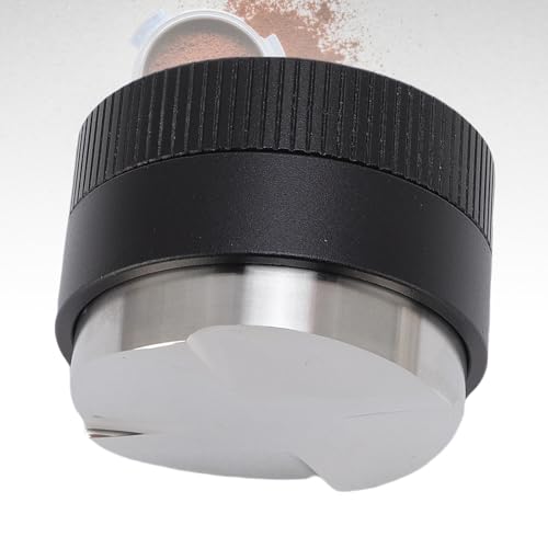 BAFOVY 51mm Kaffeeverteiler Stampfer Edelstahl Aluminiumlegierung 4 Abgewinkelte Hänge Gleichmäßige Mahlung Ausgewogene Extraktion Essenzielles Kaffee-Werkzeug Automatisch Verstellbare von BAFOVY