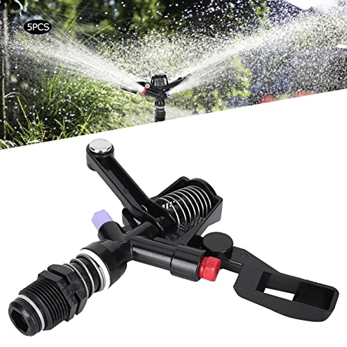 BAFOVY 5pcs Rotierende Rocker Sprinkler Oszillierende Bewässerungsspray -Sprühdüse 3/4in DN20 Männlicher Faden für Landwirtschaftliche Ackerlandgarten Rasen Bewässerung von BAFOVY