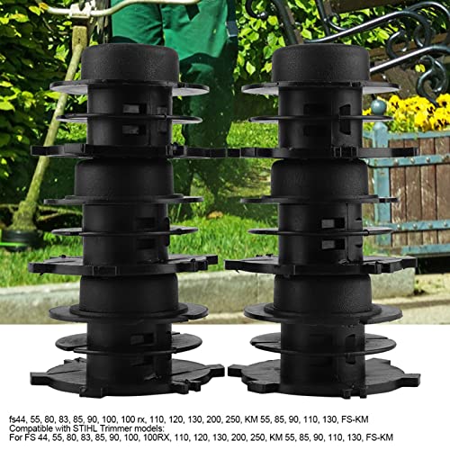 BAFOVY 6 Spool Trimmer Head Cap Cover Austausch für FS44 FS55 FS80 FS83 FS85 FS90 FS100 FS110 FS120 FS130 FS200 FS250 KM55 KM85 KM90 KM110 KM130 FS-KM 25-2 mit Dauerhaftem Plastik von BAFOVY