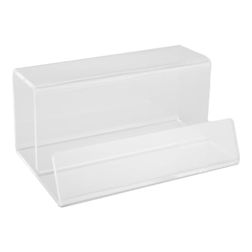 BAFOVY Acryl - -Rekord -Standhalter -Display -Rack für 7in 12in LP -Alben mit Stabilem Basis -Vintage -Stil Compact Design (klar) von BAFOVY