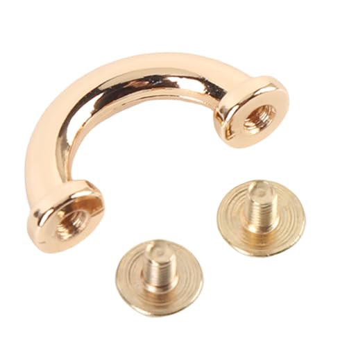 BAFOVY Arch Bridge Buckle, Metall U Ringe Verbindungshaken Taschenträger Handtaschenriemen Hellgold 20Stk 14x8.5x4.5mm mit 5.5mm PH Schraube, Einfach zu Montieren Vielseitig Verwendbar BAFOVY Arch Bridge Buckle, Metall U Ringe Verbindungshaken Taschenträger Handtaschenriemen Hellgold 20Stk 14x8.5x4.5mm mit 5.5mm PH Schraube, Einfach zu Montieren Vielseitig Verwendbar von BAFOVY