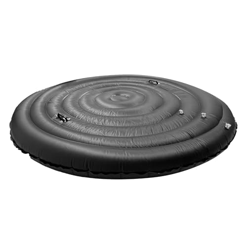 BAFOVY Aufschlauchbare -Abdeckung Einstellbarer Isolierter PVC-Deckel Minimiert Wasserverdampfung und Leckdicht mit Praktischen Griffen für Runde Whirlpools Im Freien von BAFOVY