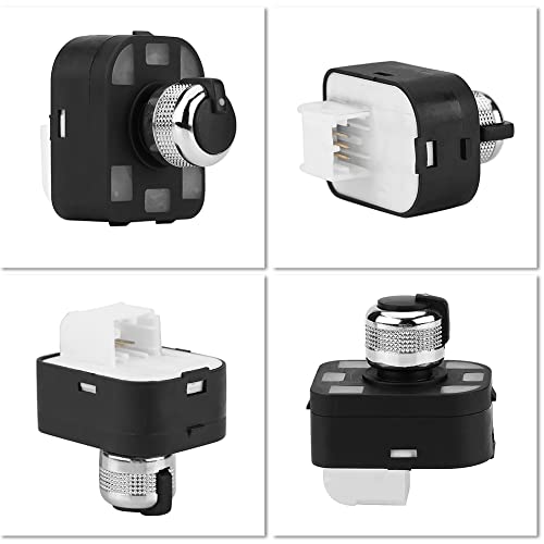 BAFOVY Black Chrom Rückspiegelspiegelschalter Spiegelsteuerschalter Spiegel Einstellen Hochempfindliche Heizungsgetriebe Easy Control mit Plattierungssteuerknopf für 2000-2005 2008-2011 BAFOVY Black Chrom Rückspiegelspiegelschalter Spiegelsteuerschalter Spiegel Einstellen Hochempfindliche Heizungsgetriebe Easy Control mit Plattierungssteuerknopf für 2000-2005 2008-2011 von BAFOVY