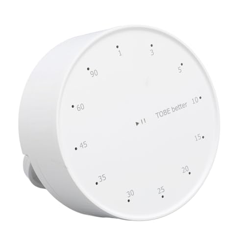 BAFOVY Digitaler Küchentimer, Magnetischer Countdown-Timer mit LCD-Display, Lauter Alarm Zum Kochen, Backen, Lernen, Grillen (WHITE) von BAFOVY