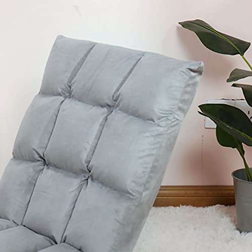 BAFOVY Ergonomisches Design, Weiche und Bequeme Sitzgelegenheiten, Abnehmbar und Waschbar, PP -Baumwollfüllung, Robuste Regler, Bodensofa -Stuhlfaltungssofa Faltbares Bett Sitzbag Gaming, (Grey) von BAFOVY