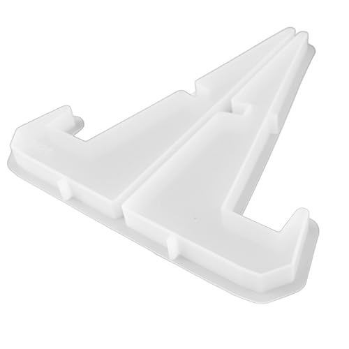 BAFOVY Flexible Silikon -Tablet -Harzform, Einfacher Freisetzungsanzeige für Herstellung, Mehrzweckplatten Staffellform für Home Office Display (Klein) von BAFOVY