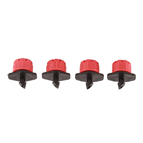BAFOVY Gartenbewässerung Tropfer Einstellbares Bewässerung Dripper Kopfpflanze Tropfemitter mit 1/4 -Zoll (100PCS) von BAFOVY