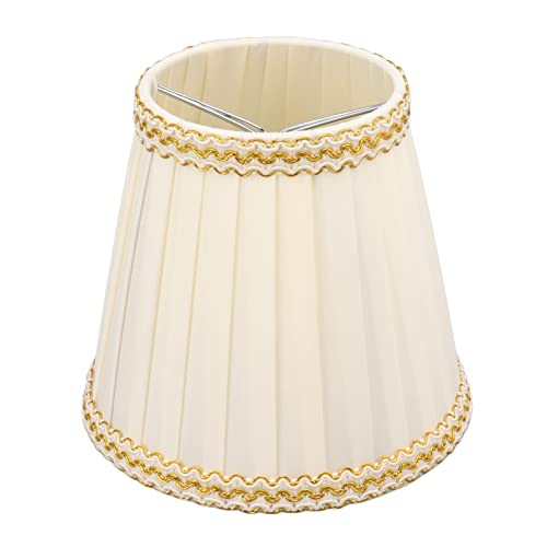BAFOVY Kleine Lampenschattenklemme auf Rustikaler Stofflampenschirm für E14 -Lampen mit Leichtem Silky Glossy -Material für Tischlampen Wandleuchte BAFOVY Kleine Lampenschattenklemme auf Rustikaler Stofflampenschirm für E14 -Lampen mit Leichtem Silky Glossy -Material für Tischlampen Wandleuchte von BAFOVY