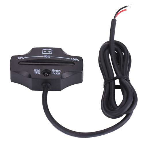 BAFOVY LED -Batterie -Messmesser Anzeige Gauge Universal 12 V 24 V Batterie Monitor mit 9 LED Display 155S Verzögerungsverzögerung Wasserdicht BAFOVY LED -Batterie -Messmesser Anzeige Gauge Universal 12 V 24 V Batterie Monitor mit 9 LED Display 155S Verzögerungsverzögerung Wasserdicht von BAFOVY