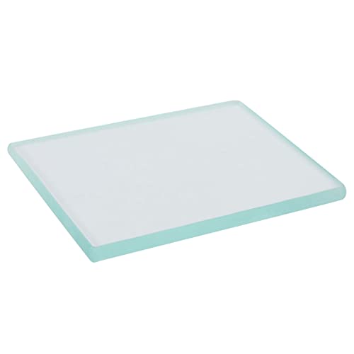 BAFOVY Lederpolierpolierlader -Glas Burnisher Slicker 130 X 100 X 8 Mm, Glasfinish -Werkzeug, Glatte Kante, Schöne Handwerkskunst, Bequem zu Bedienen, Zum Schleifen und Polieren von von BAFOVY