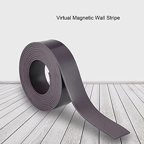 BAFOVY Magnetischer Streifenreiniger, Schlanker Tragbarer Robotervakuum mit Fernentfernungsblock, Geeignet für Magnetwand, Einfach Geschnitten zu Passen von BAFOVY