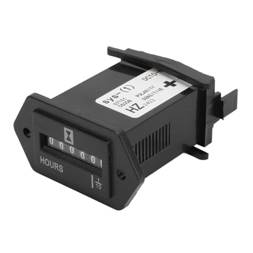 BAFOVY Mechanische Wartungsstunde Messgerät Maschinenstundenstunden Motorstundenmeter Wasserdichtes Design für Motorgenerator Boat Motorlastwagen Traktor mit Breiter Kompatibilität Einfache BAFOVY Mechanische Wartungsstunde Messgerät Maschinenstundenstunden Motorstundenmeter Wasserdichtes Design für Motorgenerator Boat Motorlastwagen Traktor mit Breiter Kompatibilität Einfache von BAFOVY