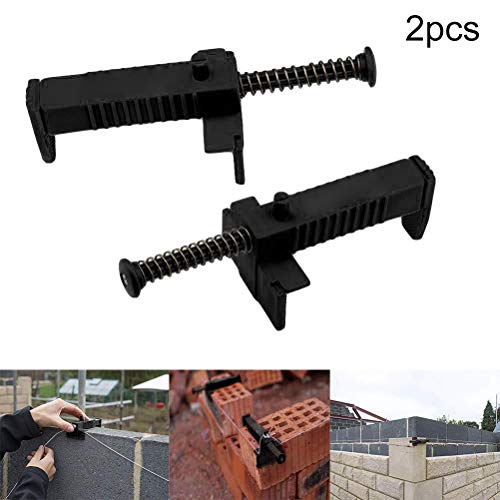 BAFOVY Messwerkzeug für Ziegelnebel Messwerkzeug Zeichnungswerkzeug Ziegelausrichtungsmessgeräte 17x6,5 Cm ABS-Kunststoff mit Anti-Skid-Pads für Maurer-Mauerwerksarbeit (BLACK) von BAFOVY