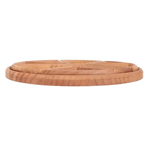 BAFOVY Nussspeicherplatte, Elegante Servierplatte mit 8 Fächern für Partys, Familie und Außener von BAFOVY