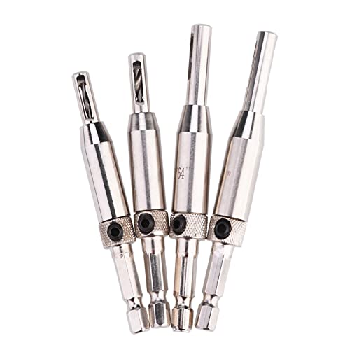 BAFOVY Selbstzentrierende Bohrer Bit Set 4pcs Scharnierbohrer Bits Auto Entladung Holzspäne Messingkörper mit HSS -Bohrer für Türfensterscharniere BAFOVY Selbstzentrierende Bohrer Bit Set 4pcs Scharnierbohrer Bits Auto Entladung Holzspäne Messingkörper mit HSS -Bohrer für Türfensterscharniere von BAFOVY