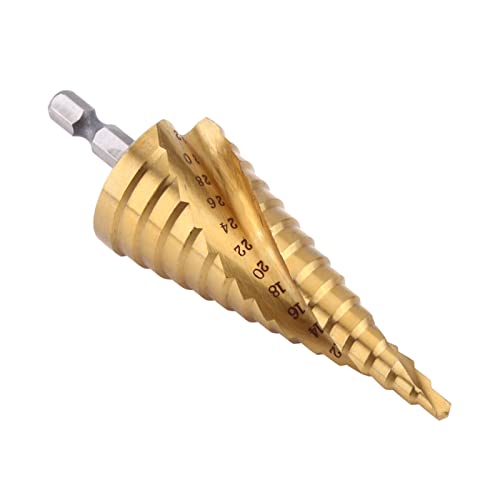 BAFOVY Stiefmaschinenbohrbit, Hochgeschwindigkeits-Stahlbeschichtungsbohrer für Präzisionslöcher in Metall, Holz und Plastik 4-32 Mm von BAFOVY