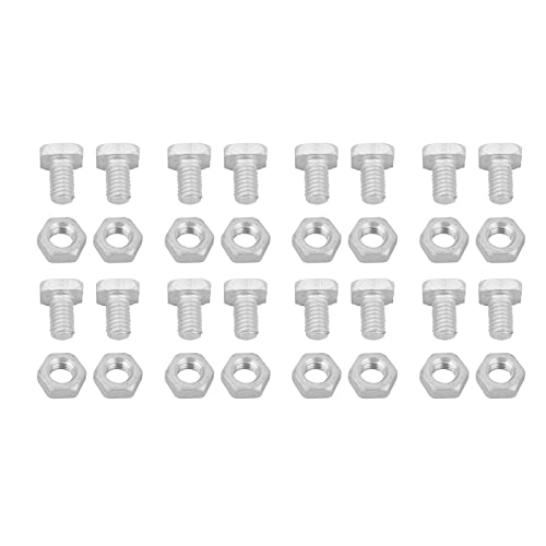 BAFOVY Treibhausbolzenmuttern Set, 50pcs-Schrauben und -Muttern, Standardschraubengröße, Materials über Prämienqualität, Genauigkeit Gefertigt, Langfristiger Service mit Jeweils 50 Teilen von Bolzen von BAFOVY