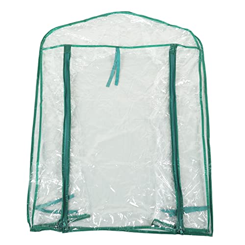 Gewächshaus -Ersatzabdeckung, Transparente PVC -Mini -Anlagenabdeckung, 2 -stufige Regale, 69 X 49 X 92 cm Innengröße Zur Verwendung, Gute Belüftung mit Roll -Up -Türen, von BAFOVY