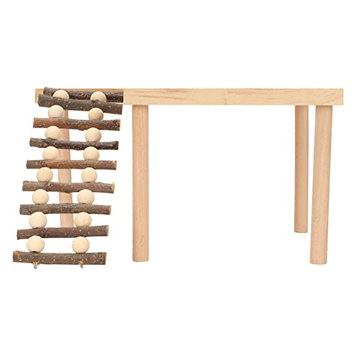 Hamsterplattform mit Leiter, Holzkletterplattform für Kleine Tiere, Premium -Material, Mehrzweckdesign, Einfache Installation, Breite Anwendung, Geeignet für Hamster, Geeignet, von BAFOVY