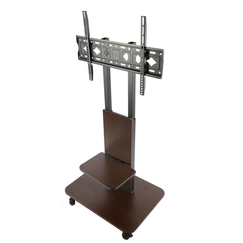 Mobiler TV-Wagen Rolling Ständer, Höhenbreite Einstellbarer Ständer für 32 Zoll Bis 65 Zoll LED-Fernseher, Stahlrahmen mit Rädern , Multifunktionales Design, Einfache Mobilität, Robuste Konstruktion Mobiler TV-Wagen Rolling Ständer, Höhenbreite Einstellbarer Ständer für 32 Zoll Bis 65 Zoll LED-Fernseher, Stahlrahmen mit Rädern , Multifunktionales Design, Einfache Mobilität, Robuste Konstruktion von BAFOVY