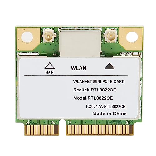 WiFi Card PCIe Network Card, 2.4G 5G Band 5.1 Wireless Network WiFi Modul Adapter für PCIe Wireless Unterstützt 1200 Mbit/S, RTL8822CE Chipsatz, WiFi Card PCIe Network Card, 2.4G 5G Band 5.1 Wireless Network WiFi Modul Adapter für PCIe Wireless Unterstützt 1200 Mbit/S, RTL8822CE Chipsatz, von BAFOVY