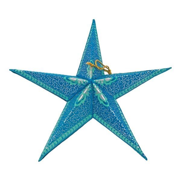 BAGHI Dekosterne Set mit 5 Stck. aus handgeschöpftem und handbedrucktem Seidelbastpapier faltbar BAGHI Dekosterne Set mit 5 Stck. aus handgeschöpftem und handbedrucktem Seidelbastpapier faltbar von BAGHI