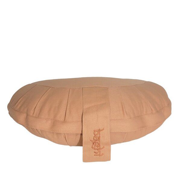 BAGHI Meditationskissen Halbmond basic aus Bio-Baumwolle kbA - Sitzhöhe 12cm von BAGHI