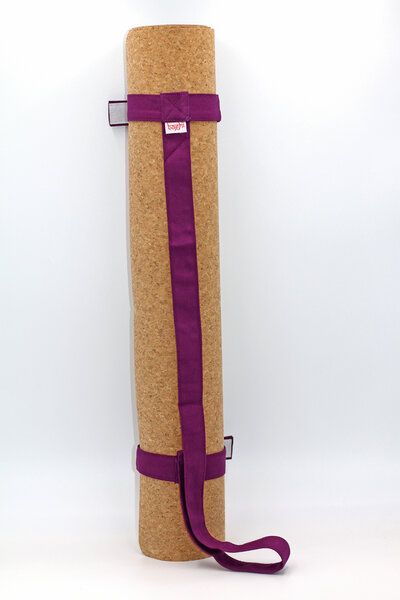 BAGHI Yogamatte Kork 183x65cm mit Tragegurt von BAGHI