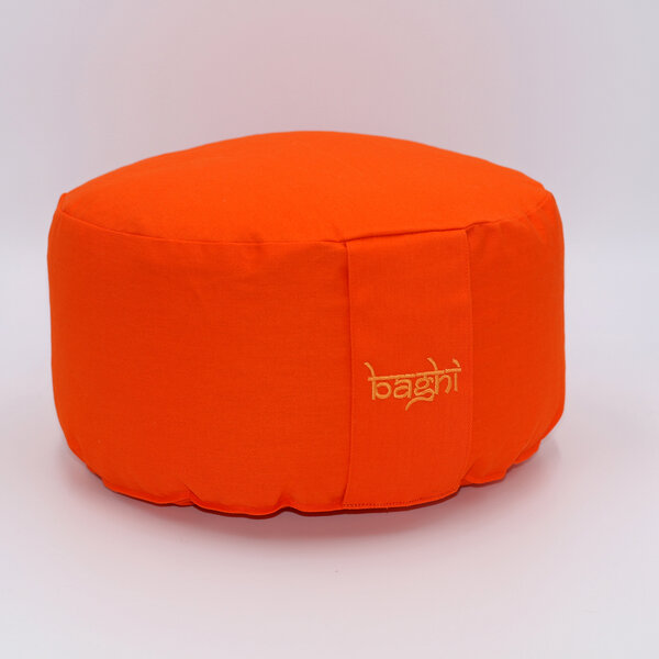 BAGHI rundes Meditationskissen basic 15cm hoch - GOTS zertifiziert von BAGHI