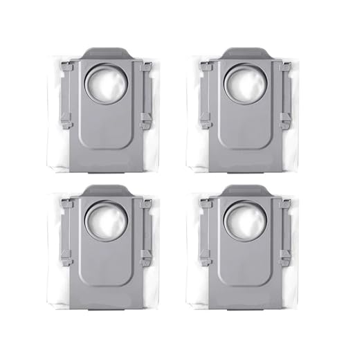 Staubbeutel. Kompatibel Mit Roborock Qrevo Curv P20 Pro Roboterstaubsauger, Staubbehälter, Automatische Entleerung, Basiszubehör(4 Pcs) von BAGPDXBCY