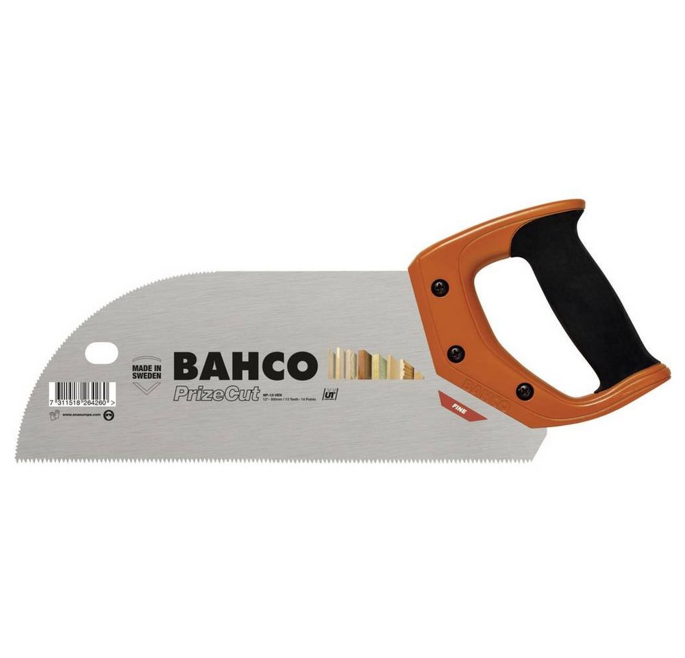 BAHCO Handsäge Prizecut Furniersäge 300mm, Feines-mittelgr. Mat. von BAHCO