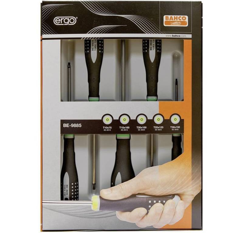 BAHCO Schraubendreher Schraubendreher-Satz,5-Tlg, Tx BE-9885 von BAHCO