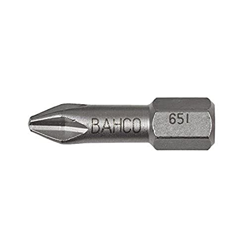 Bahco 65I/PH2 Bits für Phillips-Schrauben 25mm PH2 10 Stück aus Edelstahl, 0 W, 0 V von BAHCO