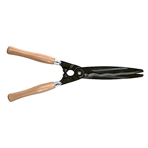 Bahco Heckenschere mit Holzgriff und Wellenschliff 540mm, Mehrfarbig, 28 x 28 x 18 cm von BAHCO