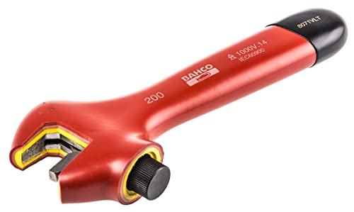 Bahco VDE Schraubenschlüssel Rollgabelschlüssel, Isoliert Griff, Backenweite 29mm, / Länge 205 mm Bahco VDE Schraubenschlüssel Rollgabelschlüssel, Isoliert Griff, Backenweite 29mm, / Länge 205 mm von BAHCO