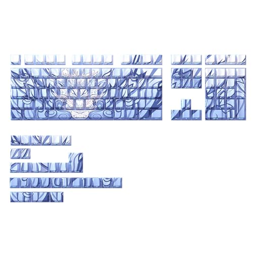 BAHJKASD 136pcs Dragon Keycap Set Side Print Backligit Schlüsselcaps Orlong Schlüsselkaps Für Gaming Office Work Mechanical von BAHJKASD