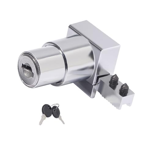 BAHJKASD 4 Stücke Plunger Push Lock Mit Schlüssel Für Schiebe Glas Tür Vitrine Schloss Glas Schrank Lock Plunger Push Lock von BAHJKASD