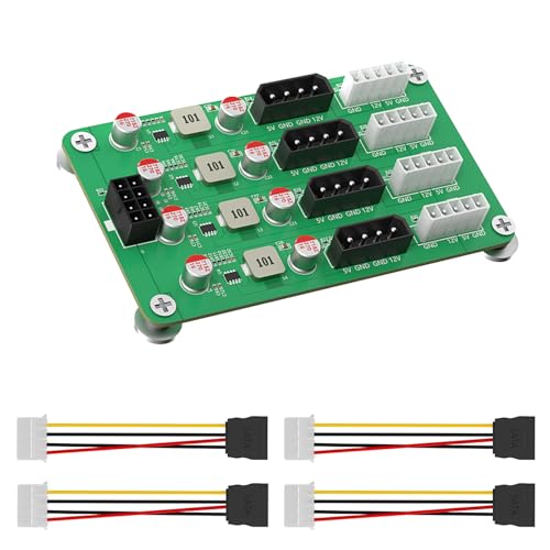 BAHJKASD ATXS 6 8Pin Bis 8 Wege Spannungsausschreibung 5V 12V Break Out Board Adapter Für Computeradapteranforderungen von BAHJKASD