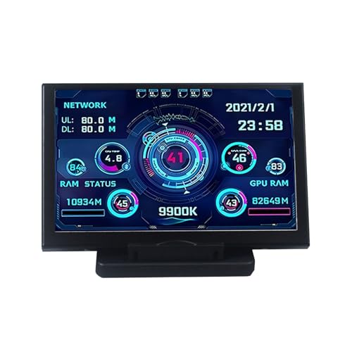 BAHJKASD Chassis Bildschirm 5-Zoll LCD Monitore Zeigen USB Display Unterbildschirm Für Computer An von BAHJKASD