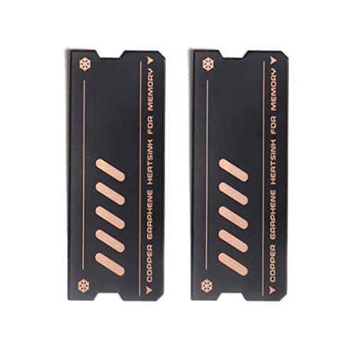 BAHJKASD Kupfer Metall Kühlkörper Notebook Metall Kühler Für Gaming Laptop Computer Speicher Kühler Kühlkörper Wärmetauscher von BAHJKASD