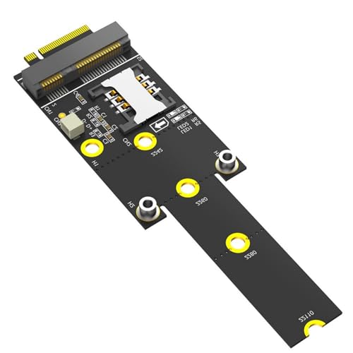 BAHJKASD M Key Zu PCIe Adapterplatine 2242 2260 2280 221100 Festplatten Board Für Desktop Laptop von BAHJKASD