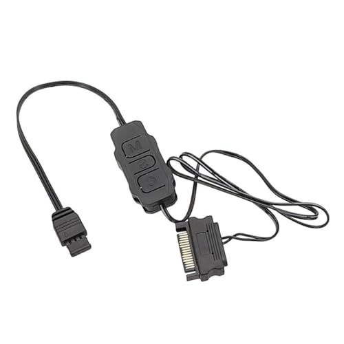 BAHJKASD SATAs Bis 3Pin/4Pin RGBS Lüfteranschlüsse Computer Motherboard Verlängerungskabel Für Erweiterte Kühlungseffizienz von BAHJKASD