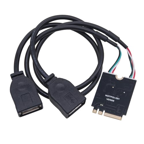 BAHJKASD SCHLÜSSEL A Schnittstellen Zum Doppelport USB-2.0-Anschluss Erweiterungs Karte Notebook Externes Separates Verlängerungskabel von BAHJKASD