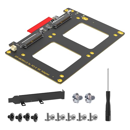 BAHJKASD Speicherlösung Mit Hoher Kapazität Und 2 SFF8639-auf PCIe-8X Schnittstellenadaptern von BAHJKASD