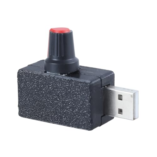 BAHJKASD USB Lüftergeschwindigkeits Einsteller Stieptiver Geschwindigkeitskontrolle 5V Continuous Controller Zum Kühlen Von Lüftern Elektronik von BAHJKASD