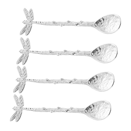 Set Von 4 Robusten Libellen Form Teelöffel Dekorativer Wassertropfen Kaffee Und Teeslöffel Mit Langen Libellengriffe Set Von 4 Robusten Libellen Form Teelöffel Dekorativer Wassertropfen Kaffee Und Teeslöffel Mit Langen Libellengriffe von BAHJKASD