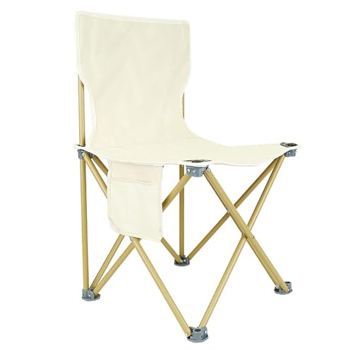 BAICAIBAI Campingstuhl Leicht Kompakt mit Rückenlehne Schmutz- Wasserabweisend Faltbar Ultraleicht Stabiler Outdoor Wandern Strand Picknick Angler-Blue von BAICAIBAI