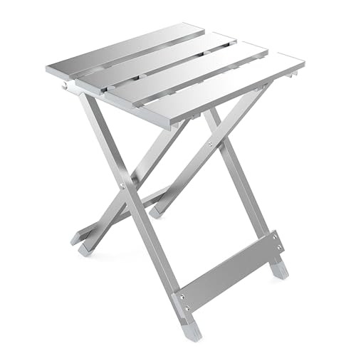 BAICAIBAI Leichter Aluminiumlegierung Klapphocker Stabil Ästhetisch Tragbar Zusammenklappbar Tragkraft 100KG Angeln Camping Outdoor Garten Wanderung Picknick BAICAIBAI Leichter Aluminiumlegierung Klapphocker Stabil Ästhetisch Tragbar Zusammenklappbar Tragkraft 100KG Angeln Camping Outdoor Garten Wanderung Picknick von BAICAIBAI